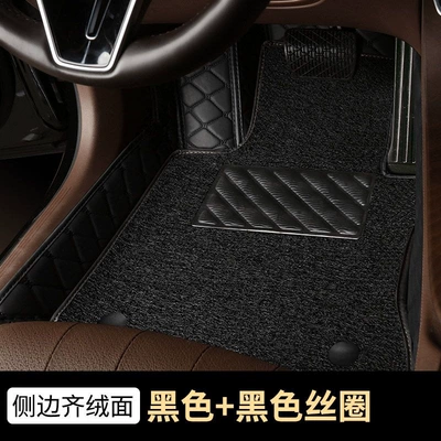 Ayaqaltılar (Kovriklər) – vehicles - huiqi-black-black-silk-loop-double-layer-standard-drivers-side-mega-discount-sale