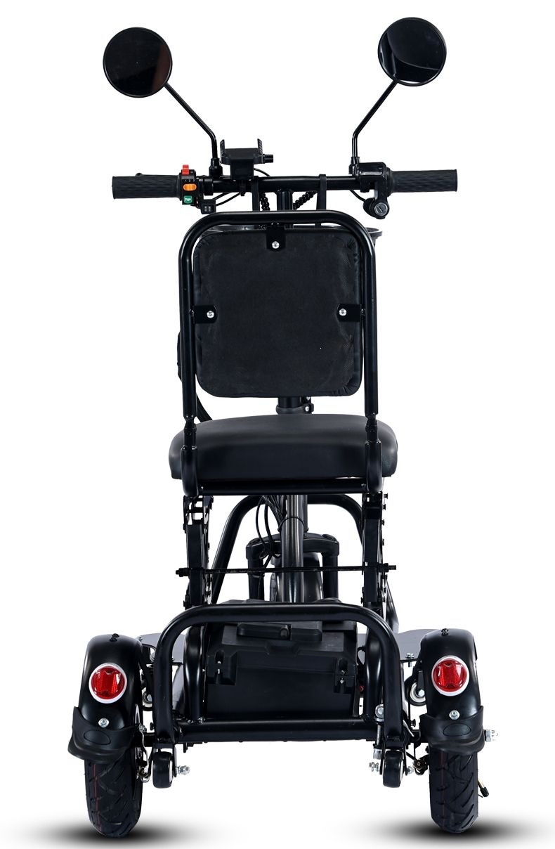 New model small lightweight foldable tricycle for the elderly, home use, travel mini disabled mobility scooter
