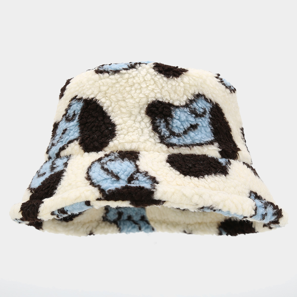 Amazon nuevo sombrero al aire libre de otoño y invierno para mujeres sombrero de bañera de cordero lindo perrito sombrero de peluche para hombre