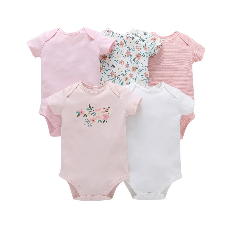 Summer bodysuit, set, with short sleeve