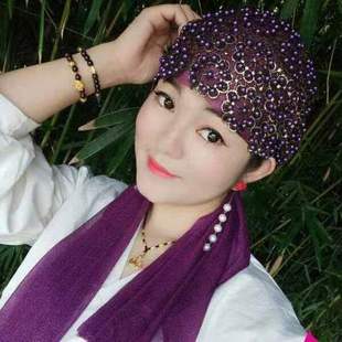Muslim Summer Gauze Scarf Hat, Ethnic Hijab Women's Turban Hat, Light and Breathable, Simple and Fashionable
