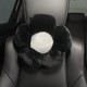 Plush flower black-headrest