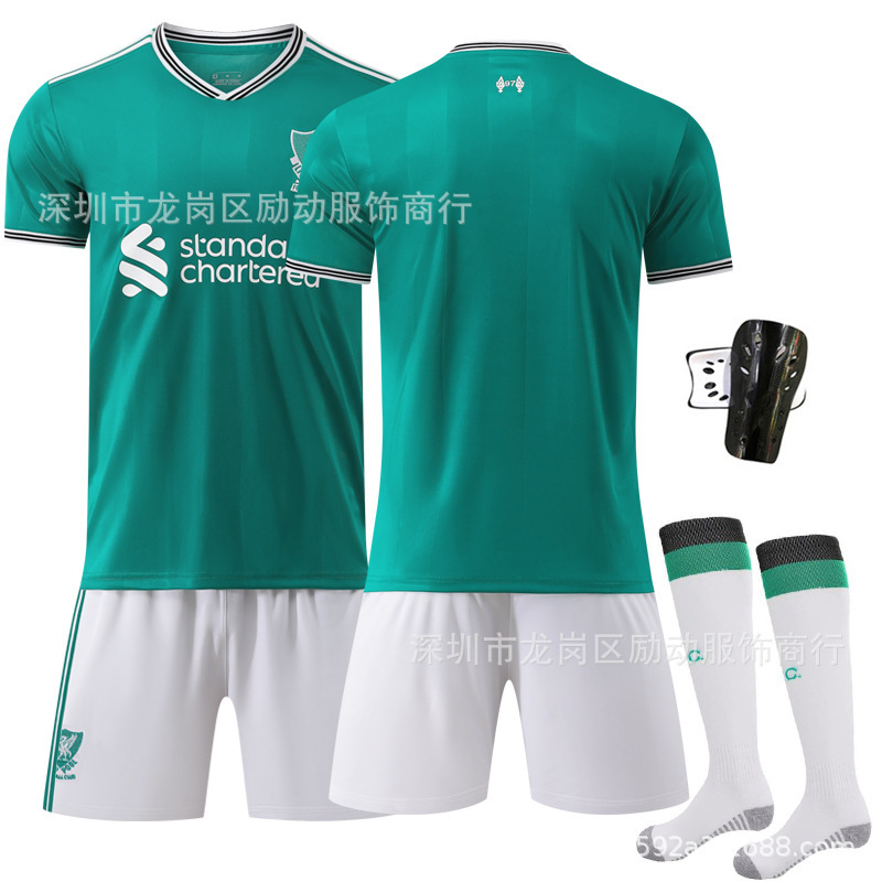 2526足球服11号萨拉赫9伊萨克4范戴克套利物浦二客场7维尔茨球衣|undefined