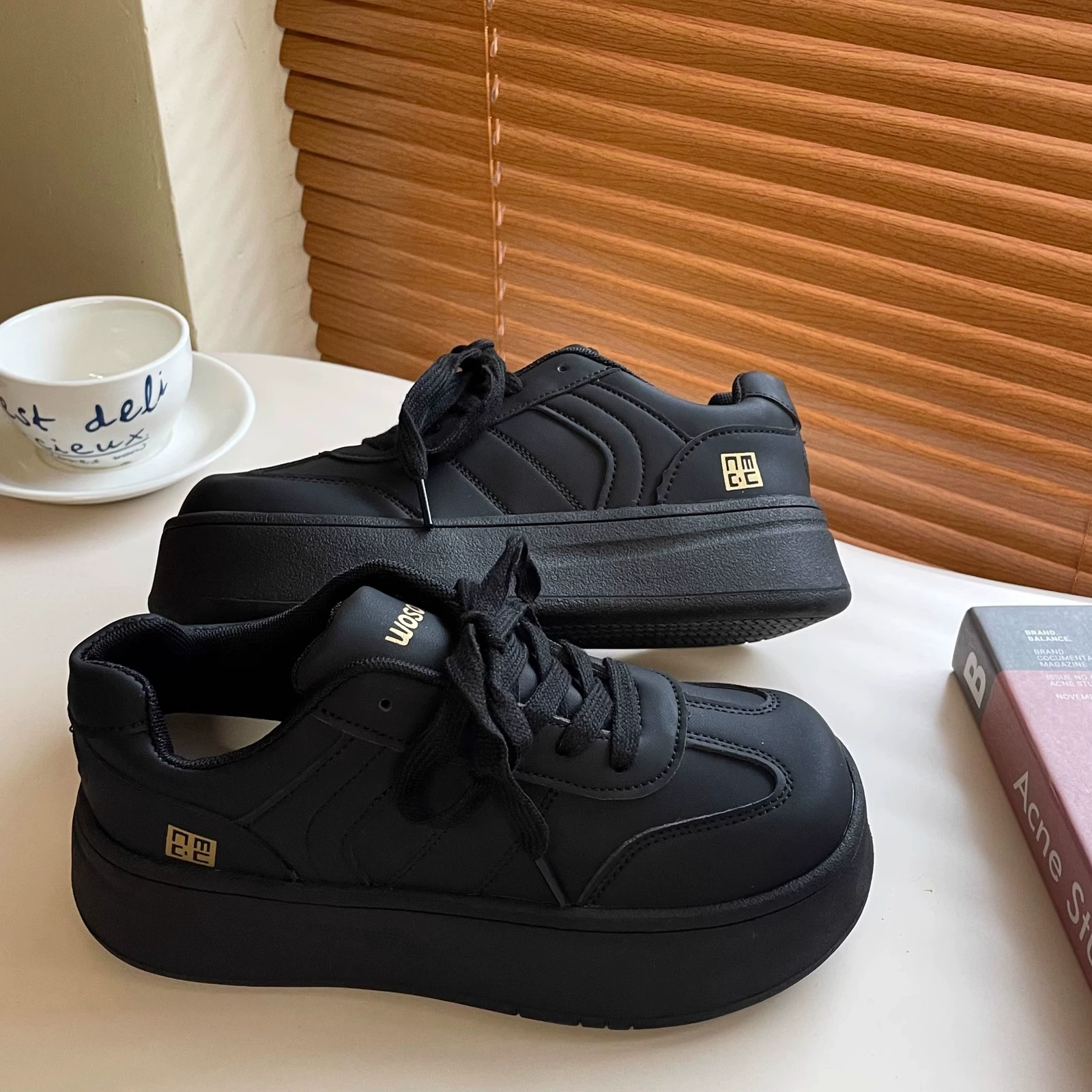 Туфли для хлеба в стиле кампуса Туфли для молочного торта Белая обувь Базовый стиль Текстура на шнуровке Обувь для любви к мечтам Базовый стиль Shi Feeling