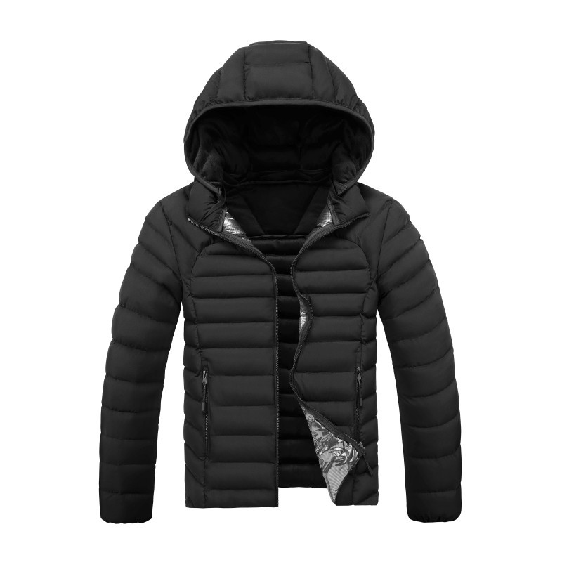 2023 transfronteriza costilla abrigo hombres forrado de lana engrosada abrigo de algodón acolchado con capucha abajo abrigo de algodón acolchado raqueta de algodón europeo y americano Comercio exterior al por mayor