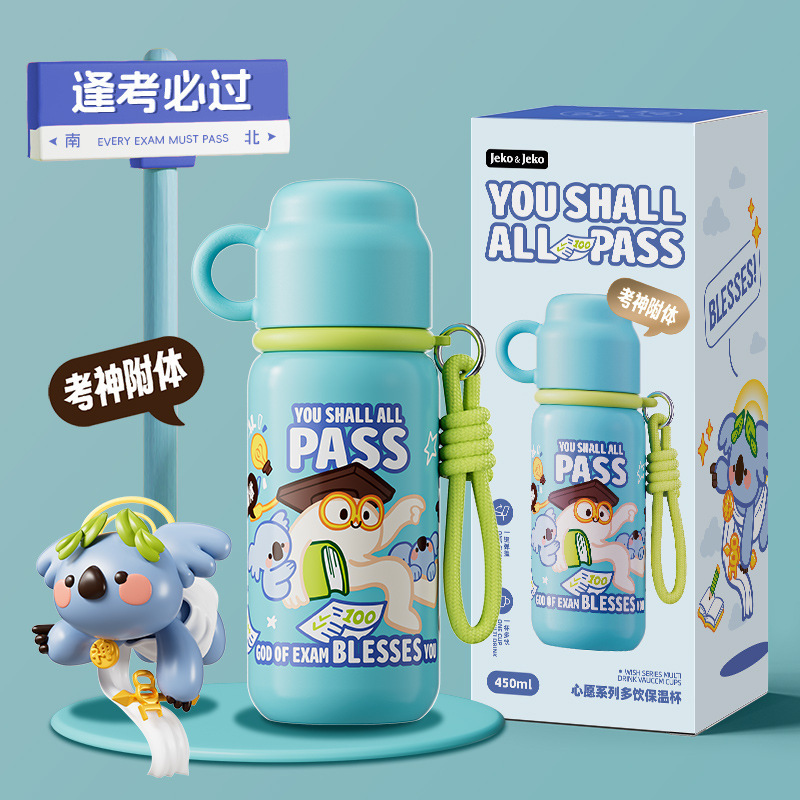 子供、学生、男性、女性向けのステンレス製の食品グレードのマルチドリンク魔法瓶カップ、見栄えの良い漫画のケトルカップ|undefined