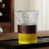 300ml vertical cup with wooden tablets