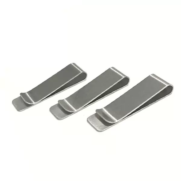 Amazon Hot Sale Simple Metal Wallet Banknote Clip Credit Card Clip Account Clip Tape Clip Stainless Steel Booklabel Clip