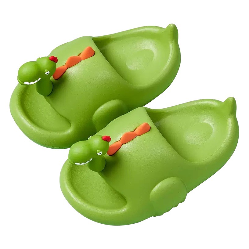 Sandalias EVA de los niños de la historieta del hogar del Dragón de cuello largo de las mujeres para los amantes