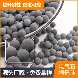 BAF曝气生物滤池专用生物陶粒滤料生物挂膜滤池专用灰色电气石球