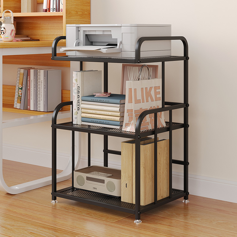 책상 옆 바닥 프린터 랙 사무실 복사 랙 홈 다층 스토리지 랙 메인 케이스 랙