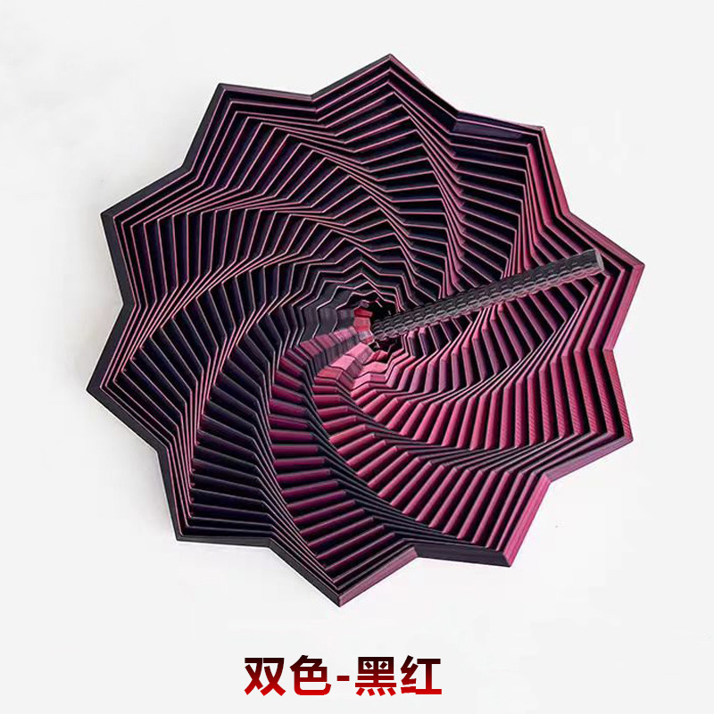 3d打印萝卜塔多边形螺旋塔带操作把手视错觉玩具跨境创意解压玩具|undefined
