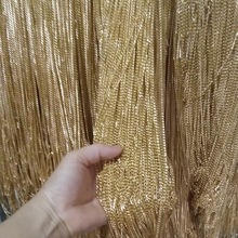 热卖19号铝链条 装饰链条服饰辅料 灯具饰链  金属小链子金色链条