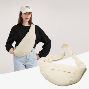 Japanese Style Lightweight French Stick Bag Portable All-match Crossbody Bag Multi-functional Chest Bag Women's Japanese Style Fashionable Cow Shoulder Bag