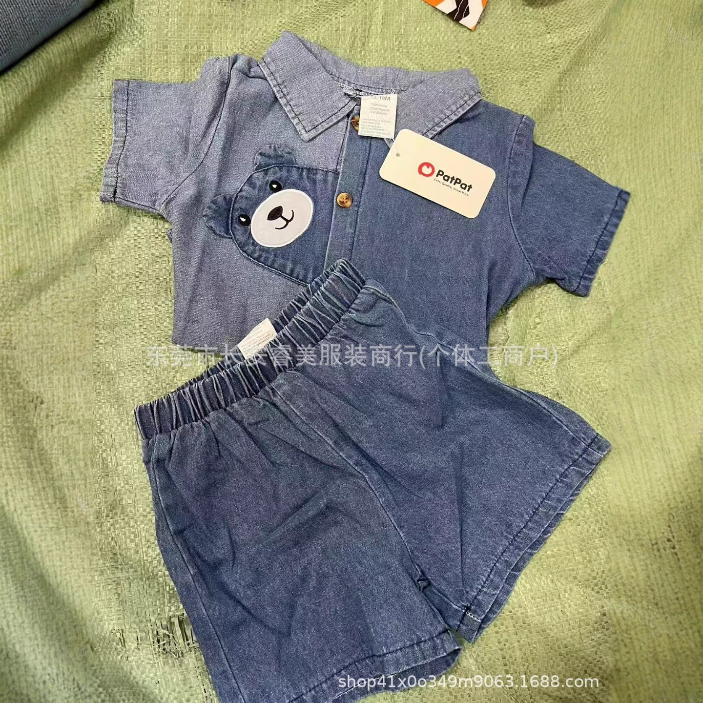 patpat kids set欧美套装 外贸品牌patpat男女童混搭时尚可爱风格