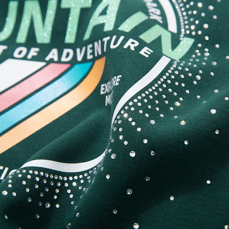 Men's Clothing Fashion Brand Large Size Men's Autumn Small Letter Printing Hot Diamond Loose Three Color Plus Size Sweater_voghion.com