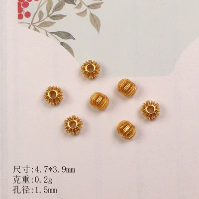 Handmade Semi-Finished Products, Zərgərlik ara hissələri - filigree-pumpkin-beads