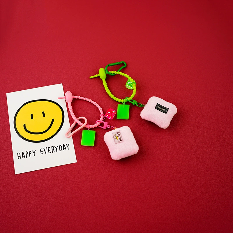 Creative plush keychain, funny backpack, bag decoration, new collection