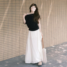 �޺ÿ�ootd����һ����2026�¿��ɫ����T��Ů�ļ�����ȹ������װ