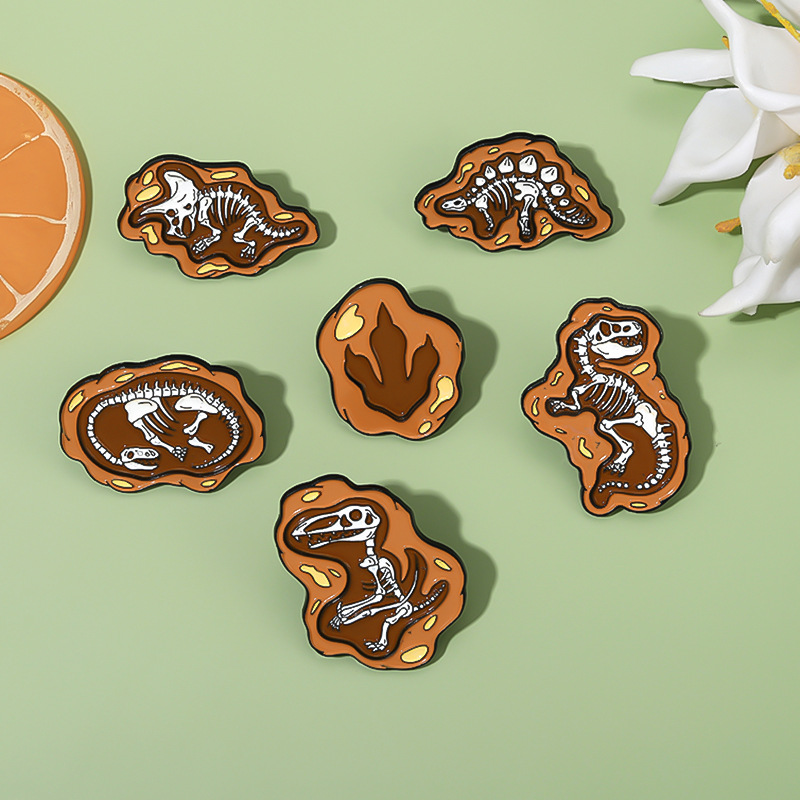 Brooches Classification Daily Occasion Fashion Pin Animal Dinosaur Alloy Plating Unisex Brooches