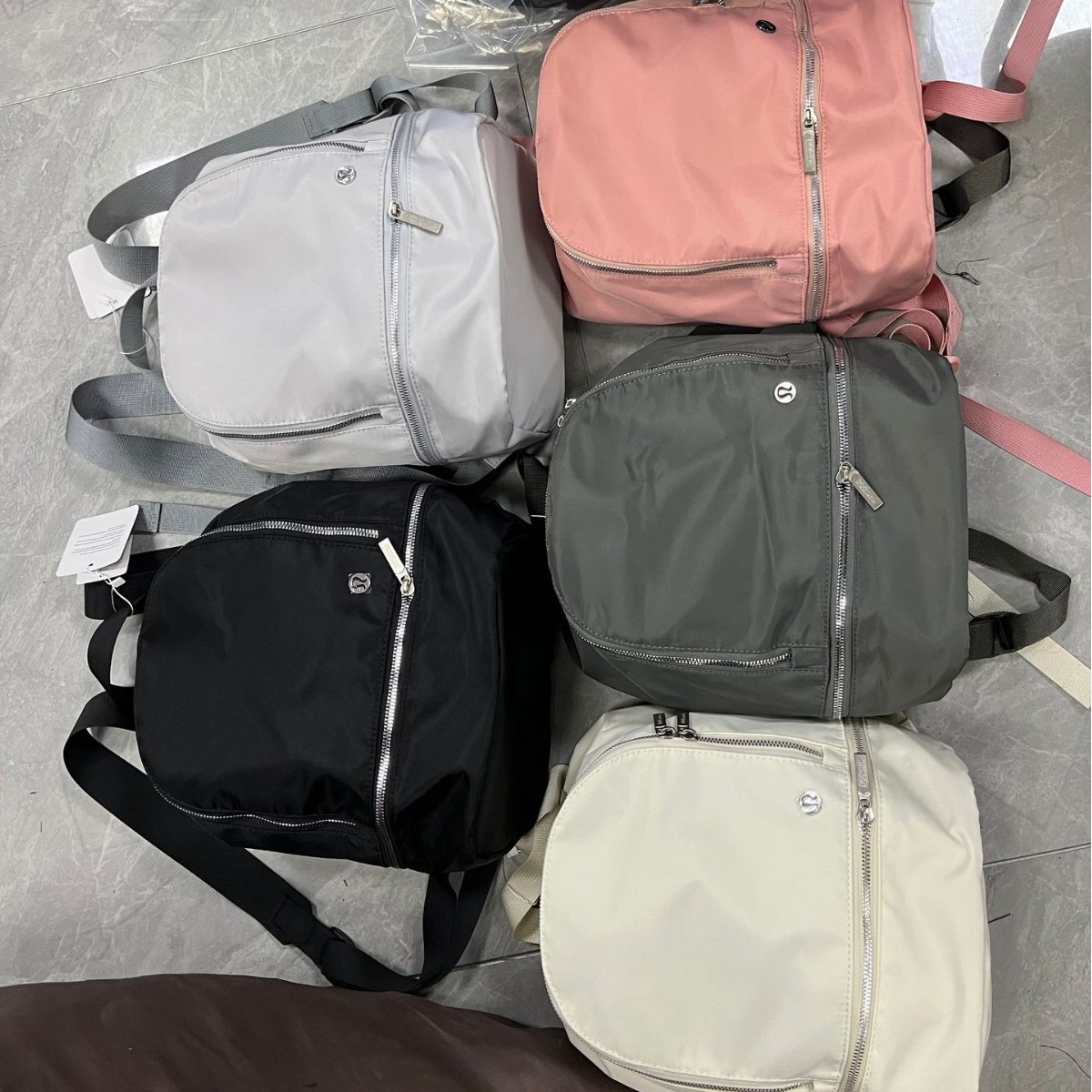 Lu Same Style Backpack 11L Casual Yoga Sports Trendyy Backpack Sports Outdoor Travel School Bag Cross-Border Dropshipping