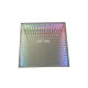 Melaleuca mirror abyss background wall Net red 3D multi-layer neon mirror luminous floor stage led induction floor tile light