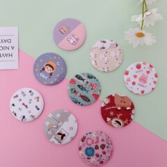 馬口鐵小禮品鏡子韓版甜美可愛隨身鏡化妝鏡學生便攜式小鏡子批發