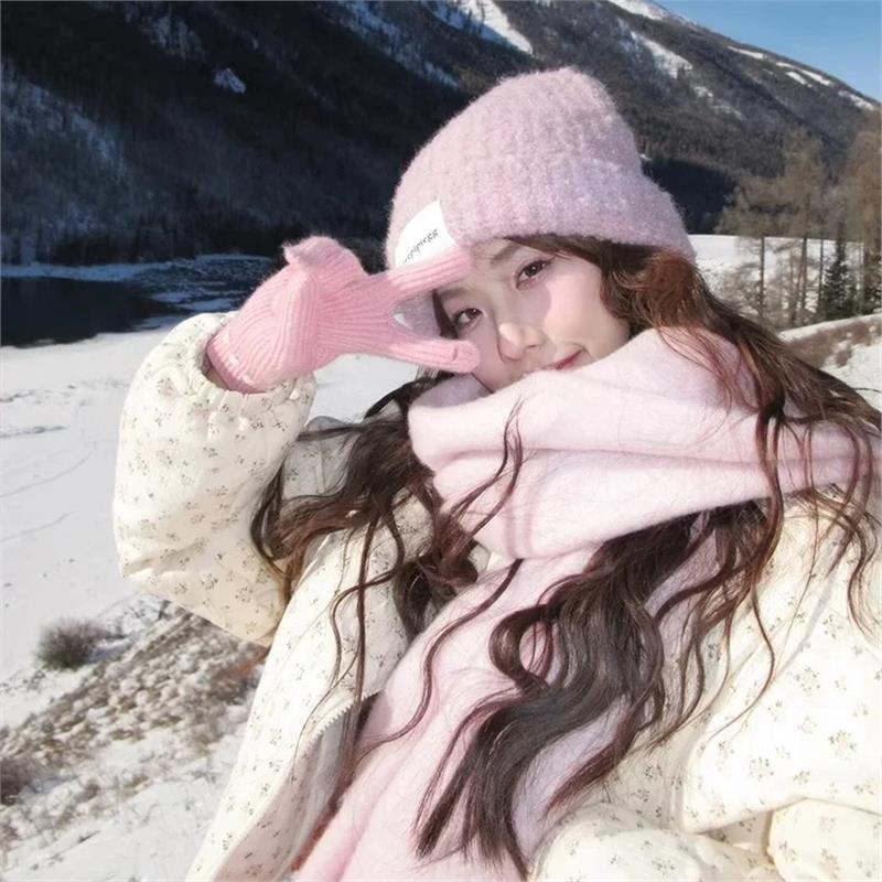 Small version of mohair-pink