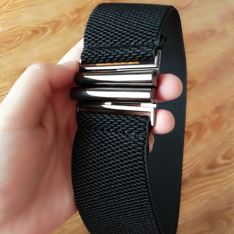 Women's Elastic Belt, Versatile down Jacket Waist Elastic Belt, Simple Girdle Dress Decoration, Slimming Look