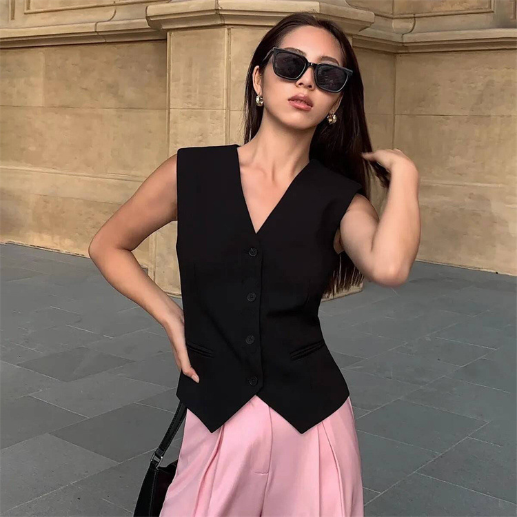 Suit Vest for Women, Small Vest, 2026 Spring and Autumn New Style, Slim Fit, Layered Outerwear, Women's Purple Short Vest