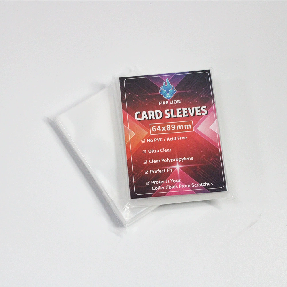 Pp Прозрачная двухслойная карточная пленка Yu-Gi Wan Zhi Brand Bao Kemeng Фирменный набор 5 Шелковая высокопроницаемая карточная пленка в наличии Оптовая продажа