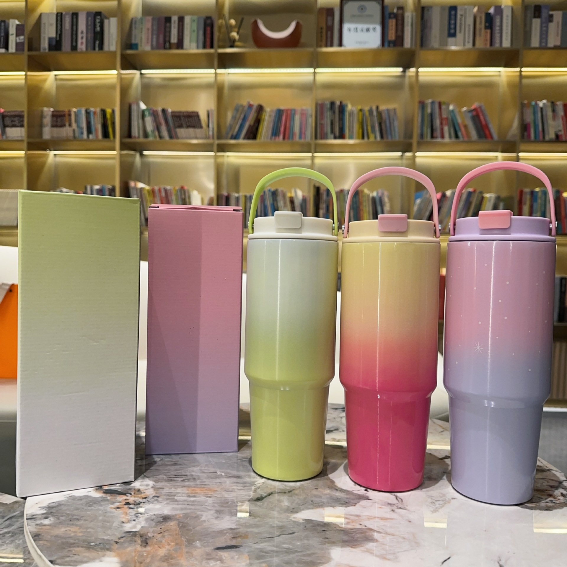 450g Weight Thermos Cup Kitchen and drinking utensils 1 Piece Quantity Indoor, Daily Occasion 201 Stainless Steel, 304 Stainless Steel Material Gradient Color Pattern Casual Style Casual Gradient Color 201 Stainless Steel 304 Stainless Steel Thermos Cup 1 Piece 1
