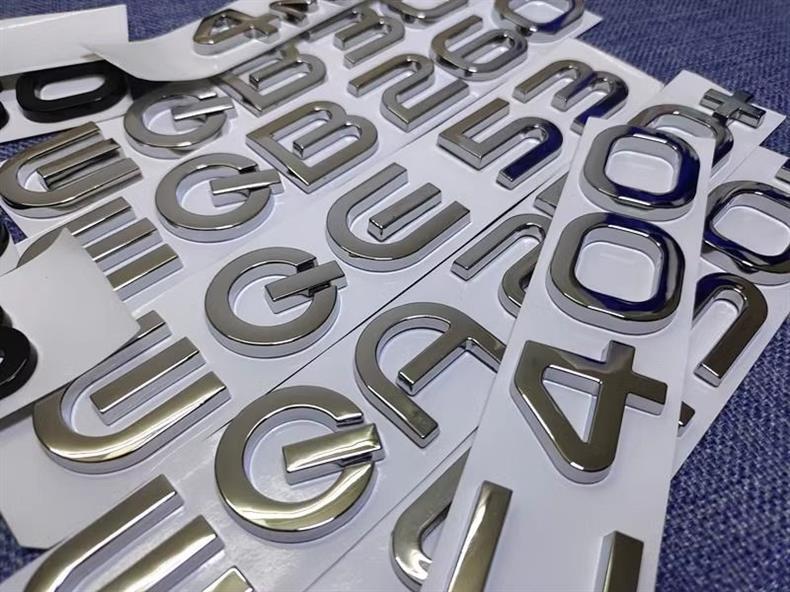 Mercedes-Benz EQA260, EQB350, EQC350, EQE, and EQS450 car emblem stickers, including letter and number designs, and 400 emblem stickers