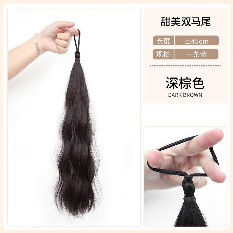 Peruca de cabeza de bola auto-enrollada, pincha y teñido, paquete de cabello simulado, disco de brotes de cabello, pelucón de cabello, pelucón de cabello, bolsa de cabello mágica