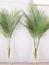 凤尾竹仿真绿植假散尾葵椰子树叶叶子造景绿色针葵塑料棕榈叶装饰