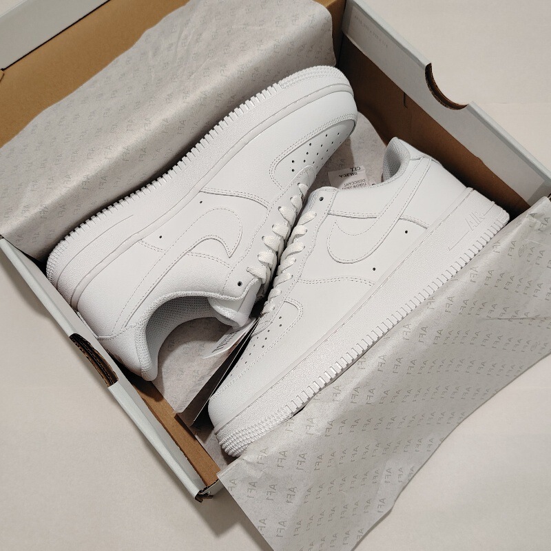 2026 New Model Putian Shoes Pure White Versatile Classic Air Force One Casual Shoes for Men and Women Couples Cross-Border Department Store