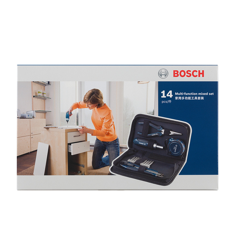 博世（BOSCH）14件家用多功能工具套装 官方标配