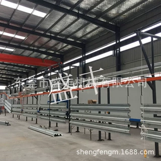 定制高速护栏静电喷塑喷粉流水线工厂公路栏杆静电粉末涂装生产线