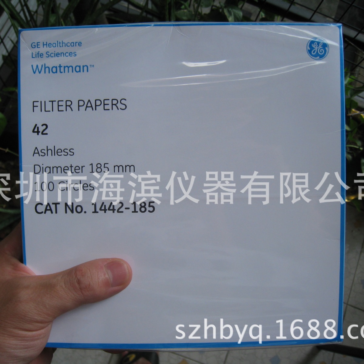 whatman grade 52定量滤纸1452-240直径240MM孔径2.7UM定量过滤纸