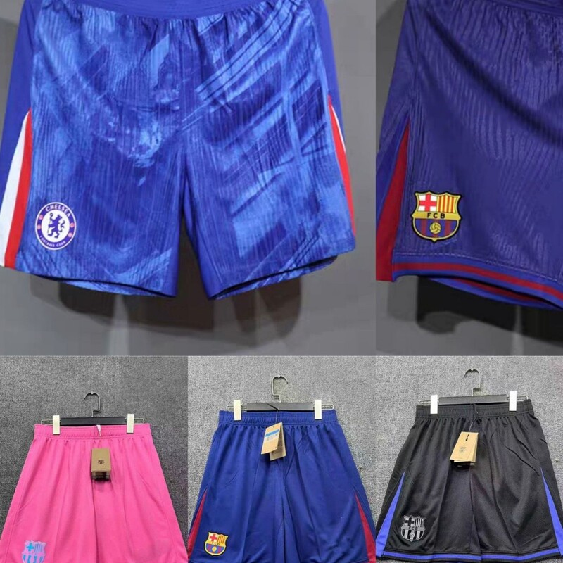 2526 Player Version Shorts Chelsea Paris Barcelona Atletico Fan Version Shorts Jacquard Embroidery Quick-Dry Print 2526 Player Version Shorts Chelsea Paris Barcelona Atletico Fan Version Shorts Jacquard Embroidery Quick-Dry Print