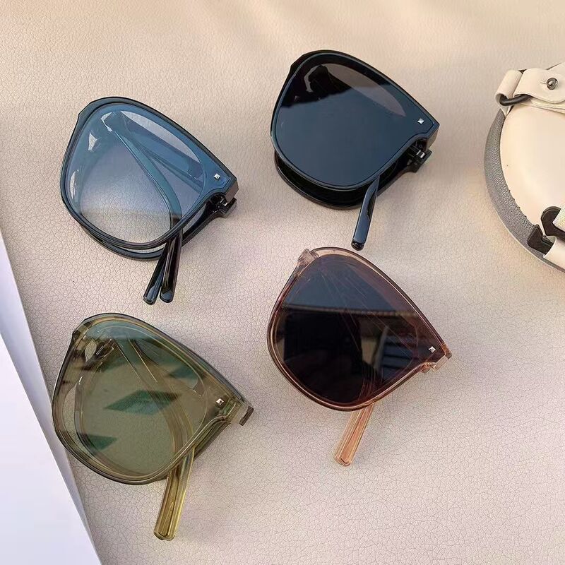 Dropshipping Wholesale Retail New Folding Sunglasses with a High-End Feel, Instagram-Style, Make the Face Look Smaller, Sun Protection, Anti-Glare, Portable Sunglasses Ty22 Dropshipping Wholesale Retail New Folding Sunglasses with a High-End Feel, Instagram-Style, Make the Face Look Smaller, Sun Protection, Anti-Glare, Portable Sunglasses Ty22