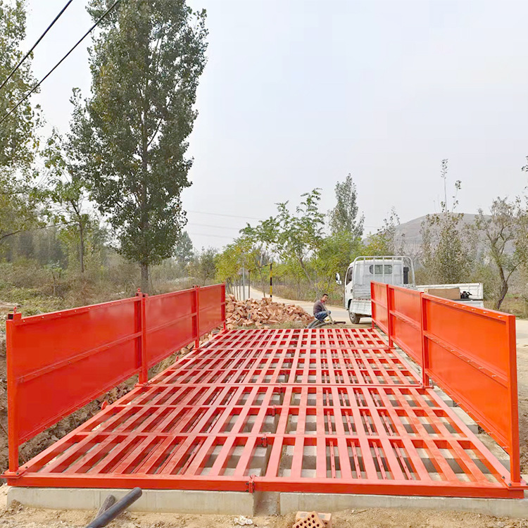 全自动建筑工地洗车机 6米加重型冲洗平台 工程车辆洗轮机设备
