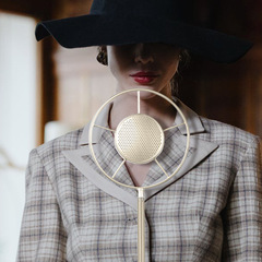 Vintage Studio Photography Prop Microphone Retro Mic Set Shanghai Night Republican Era Style