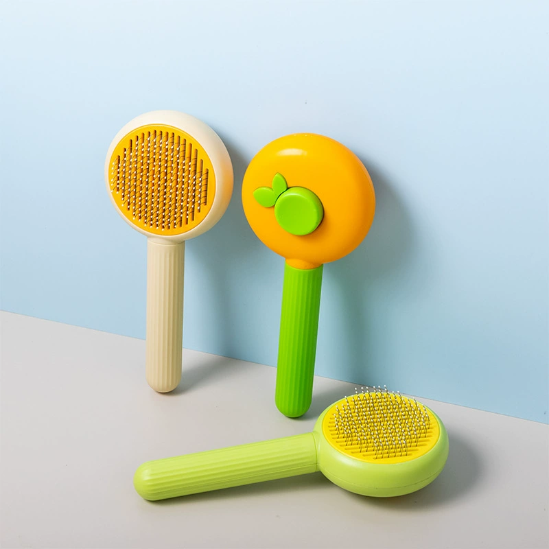 Симпатичные питомцы Расческа Кошка Массажная расческа Собака Щетка из нержавеющей стали иглы для домашних животных