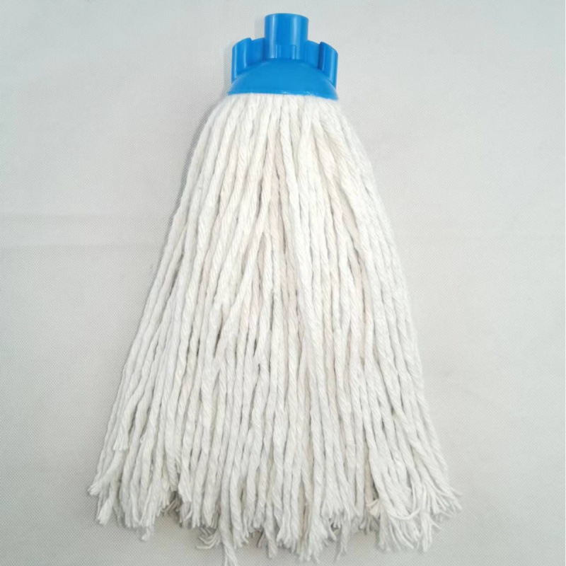 Mayorista cabeza redonda piso duro trapo giratorio hotel limpio doméstico ligero tornillo de agua reemplazable cabeza de trapo de algodón