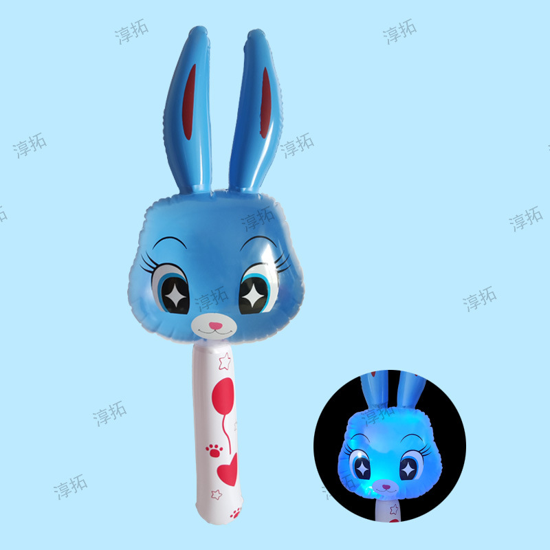 빛나는 새로운 토끼 블루