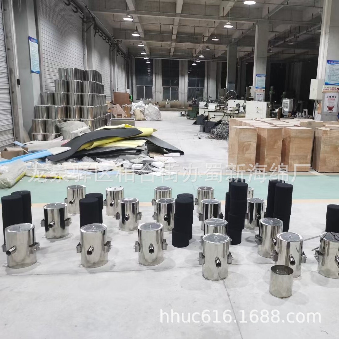 厂家供应喷泉设备内衬过滤泡棉/粗孔过滤海绵/圆柱形网孔滤水海绵