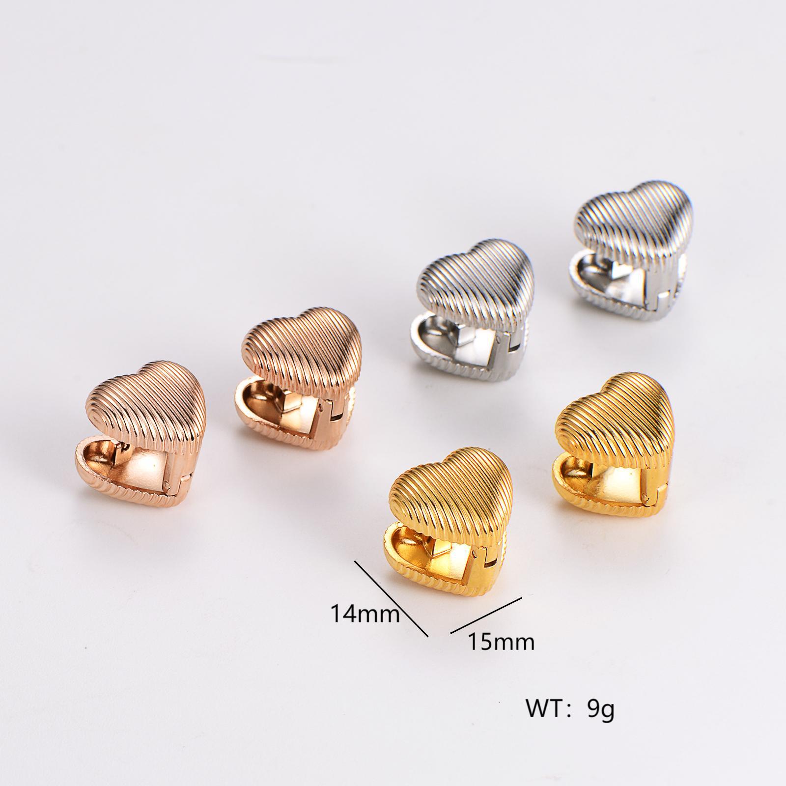 Fashionable earrings stainless steel