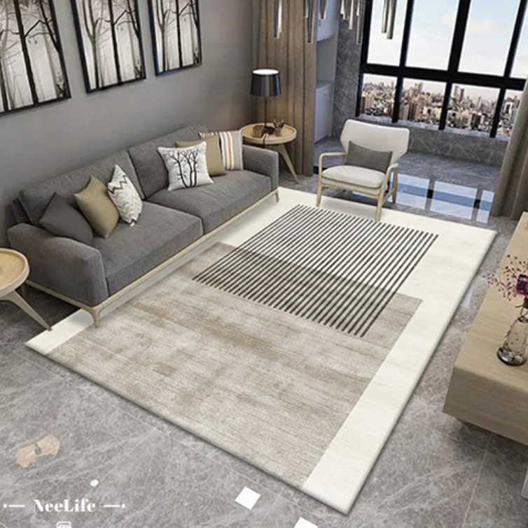 Italiano minimalista cristal terciopelo ins estilo sala de estar alfombra absorbente dormitorio cama manta sala de estar baño piso mat