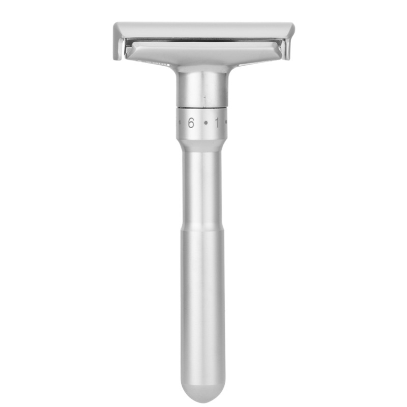 afeitador ajustable afilado afeitador manual hombre lavado con agua afeitador antiguo barba segura soporte de cuchillo de doble cara
